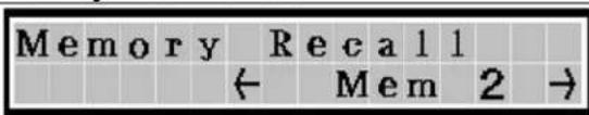 Memory Recall ← Mem 2 →