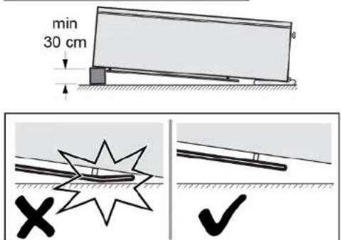 min 30 cm