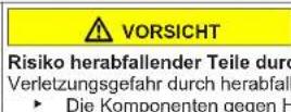 SIEMENS KG49E4ICA - Austauschen des oberen Türscharniers - 8