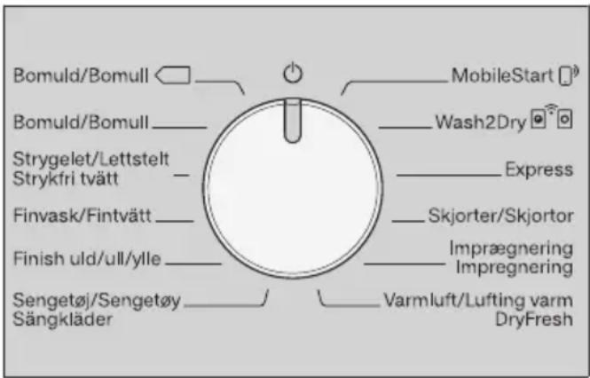 MIELE TCD 370 WP - Tørretumbleren tændes - 1