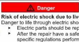 SIEMENS WM14N122 - Replacing door lock - 2