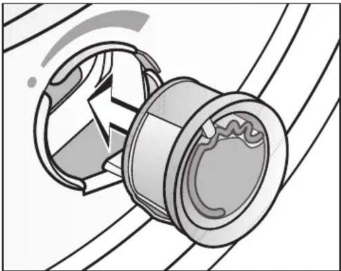 MIELE TWD 440 WP - Inserting the fragrance flacon - 2