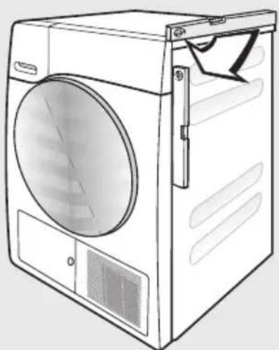 MIELE TWD 440 WP - Levelling the dryer - 1