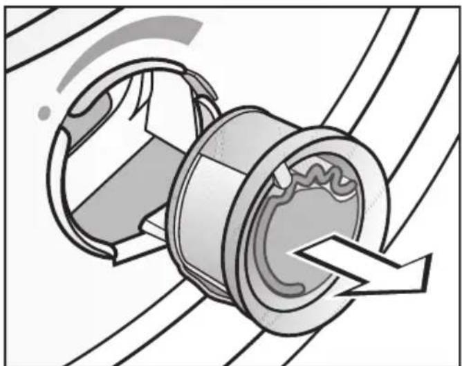 MIELE TWD 440 WP - Removing/replacing the fragrance flacon - 2