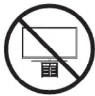 SAMSUNG UE55TU7125 - Sicherheitshinweis: Befestigen des Geräts an der Wand, damit es nicht kippt - 1