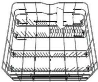 WHIRLPOOL WI 7020 P - ONDERSTE REK - 1