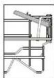 WHIRLPOOL WIO 3T141 PES - FOLDABLE FLAPS WITH ADJUSTABLE POSITION - 2