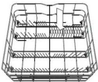 WHIRLPOOL WIO 3T141 PES - PANIER INFÉRIEUR - 1