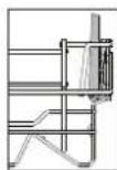 WHIRLPOOL WIO 3T141 PES - FOLDABLE FLAPS WITH ADJUSTABLE POSITION - 1