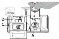 WHIRLPOOL WIO 3T133 PLE - REMLIR LE DISTRIBUTEUR DE LIQUIDE DE RINÇAGE - 1
