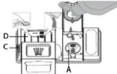 WHIRLPOOL WIO 3T133 PLE - ЗАПОВНЕННЯ ДОЗАТОРА ОПОЛІСКУВАЧА - 1