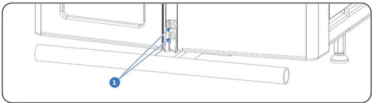 Barco Thor+ - How to remove the transport protection bars? - 1