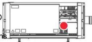 Barco Thor+ - Light beam related safety labels - 15