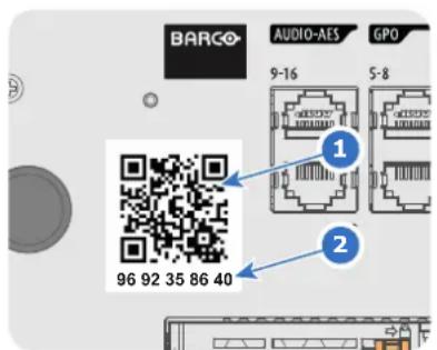 BARCO AUDIO-AES GPO 9-16 5-8 1 2 96 92 35 86 40