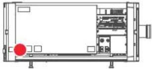 Barco Thor+ - Light beam related safety labels - 11