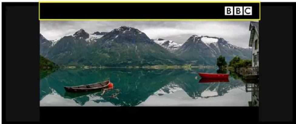 Barco Loki CinemaScope - 黑条中的水印和其它图形内容 - 1
