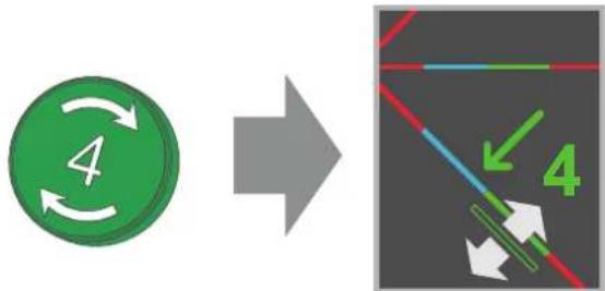 Barco DP2K-6E - How to converge the green pattern onto the red pattern? - 1