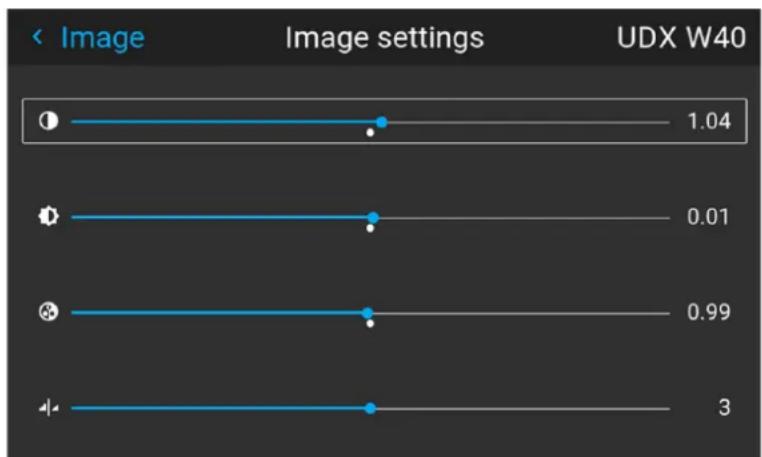 Barco Balder - How to set up brightness level - 2