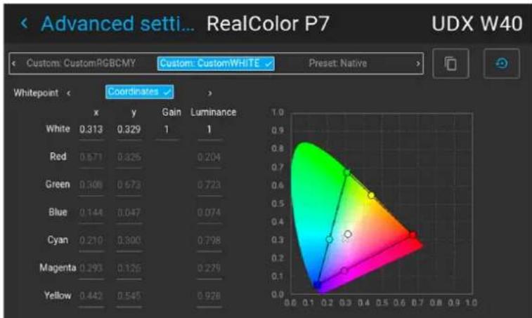 Barco Balder - How to choose one of the P7 presets - 2