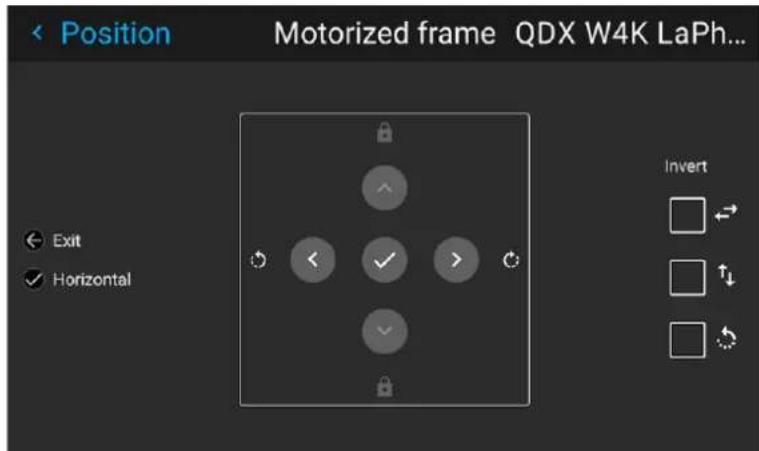Position Motorized frame QDX W4K LaPh... Exit ✓ Horizontal Invert ✓ ✓ ✓ ✓ ✓ ✓ ✓ ✓ ✓ ✓ ✓ ✓ ✓ ✓ ✓ ✓ ✓ ✓ ✓ ✓ ✓ ✓ ✓ ✓ ✓ ✓ ✓ ✓ ✓ ✓ ✓ ✓ ✓ ✓ ✓ ✓ ✓ ✓ ✓ ✓ ✓ ✓ ✓ ✓ ✓ ✓ ✓ ✓ ✓ ✓ #