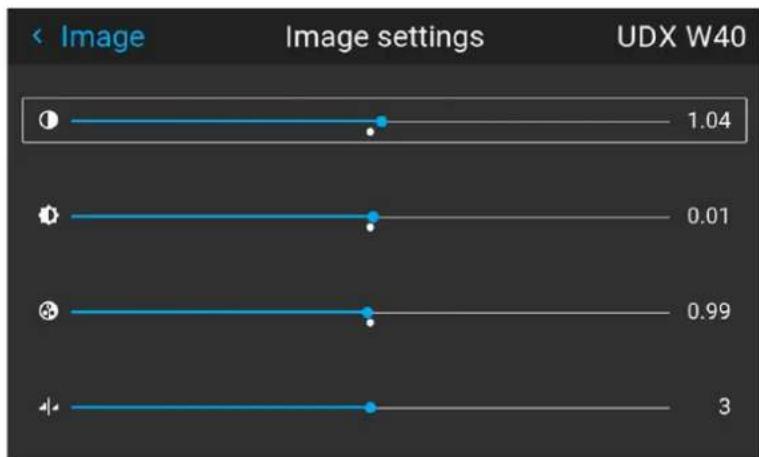Barco Balder - How to set up saturation level - 2
