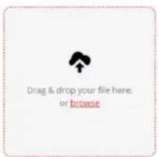 Drag & drop your file here. or browse