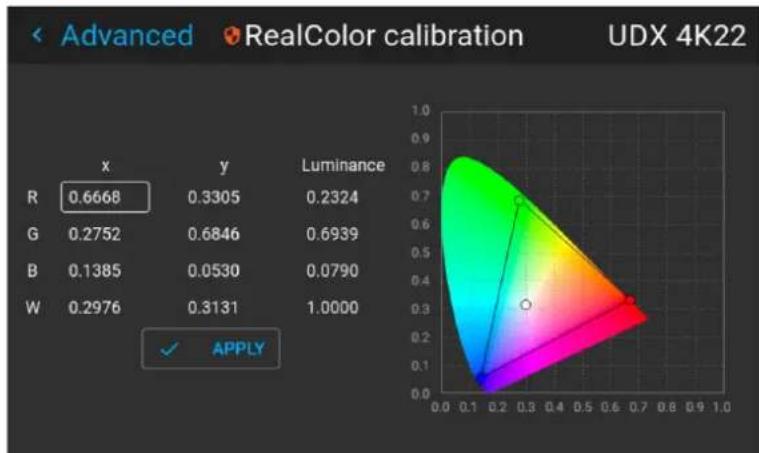 Barco Balder - How to adjust the P7 native settings - 2