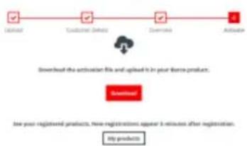 Download Download the actions file and upload it in your extra product. Download I see your registered products, new registrations, appear 3 minutes after registration. My products