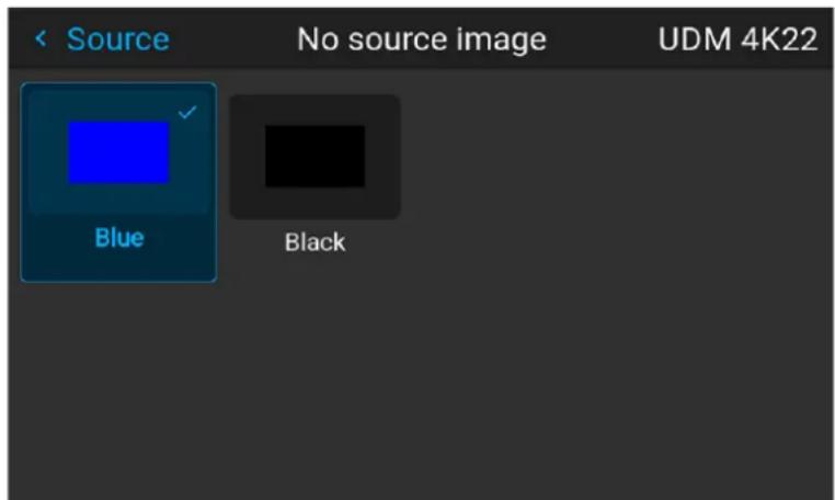 Source No source image UDM 4K22 Blue Black