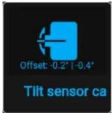Offset: -0.2° | -0.4" Tilt sensor ca