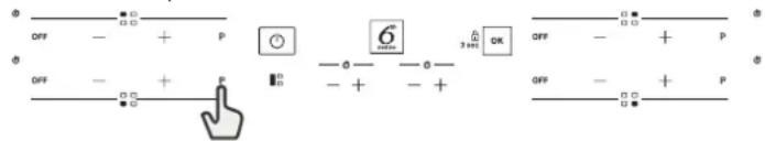 OFF - + P OFF - + P - + - + 6 3 H1 OK OFF - + P OFF - + P