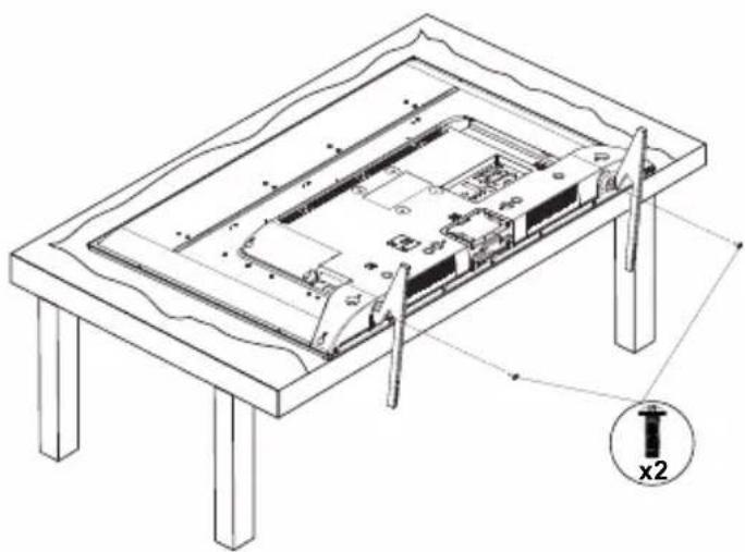 PANASONIC TX-55HX600E - Samling af soklen - 2