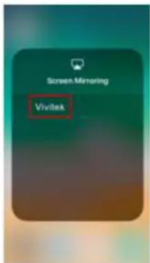 Screen Mirroring Vivitek