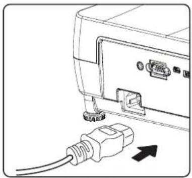VIVITEK HK2200 - Sådan tændes projektoren - 1