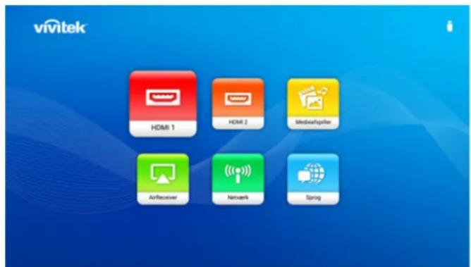 vivitek HDMI 1 HDMI 2 MediaSplicer AirReceiver Network Spring