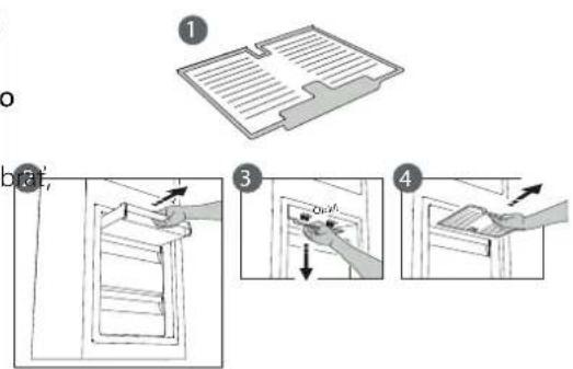 WHIRLPOOL W5 711E OX - Postup pri čistení príslušenstva stop frost - 1