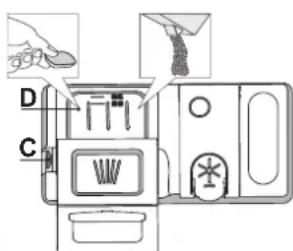 WHIRLPOOL WSBO 3O23 PF X - ENCHER O DISTRIBUIDOR DE DETERGENTE - 1