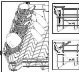 WHIRLPOOL WSBO 3O23 PF X - FOLDABLE FLAPS WITH ADJUSTABLE POSITION - 1
