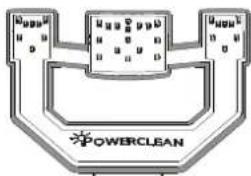 WHIRLPOOL WSBO 3O23 PF X - POWER CLEAN® I NEDRE KURV - 1