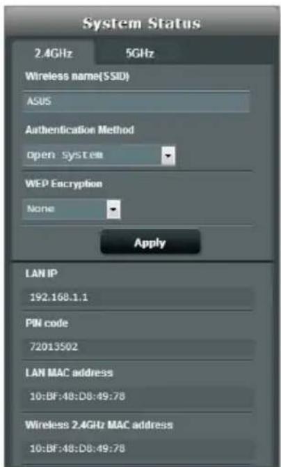 ASUS RT-AC1750 - การตั้งค่าระบบความปลอดภัย 2.4GHz - 1