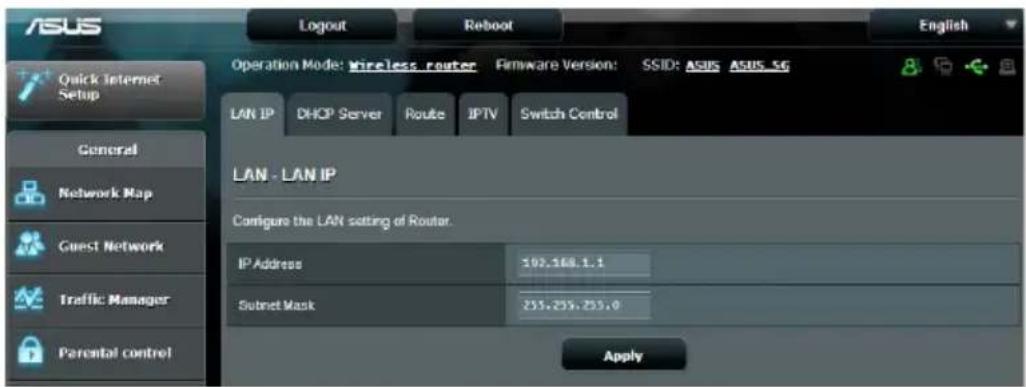 ASUS RT-AC1750 - LAN IP - 1