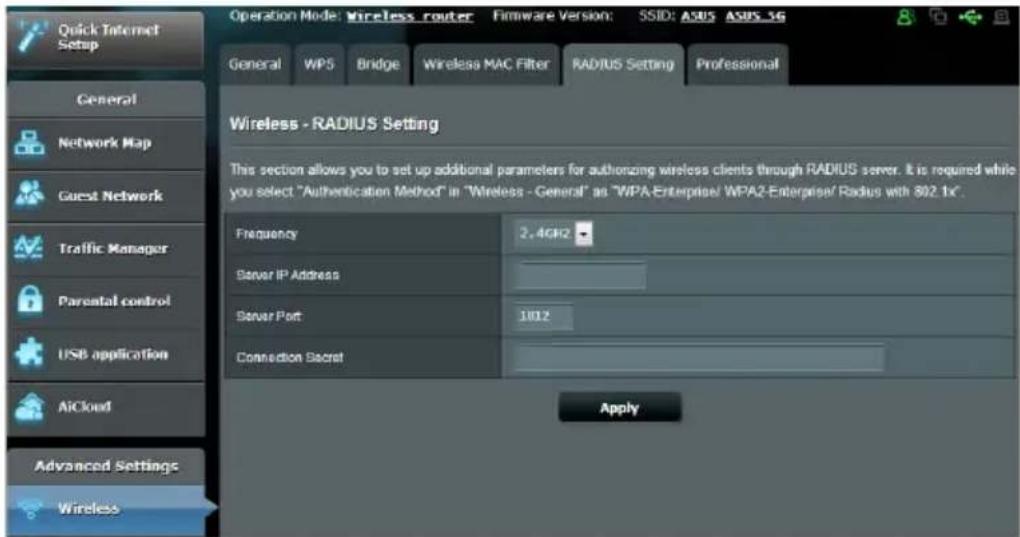 ASUS RT-AC1750 - การตั้งค่า RADIUS - 1