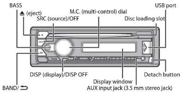 PIONEER DEH-S1250UB - Basic operation - 1