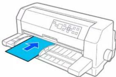 EPSON DLQ-3500IIN - llægning af enkeltark forfra - 3