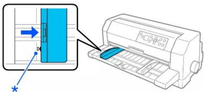 EPSON DLQ-3500IIN - llægning af enkeltark forfra - 2