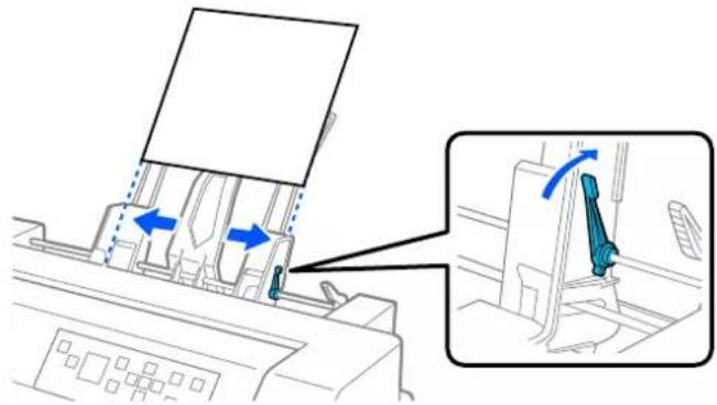 EPSON DLQ-3500IIN - Sådan lægges der mere papir i arkføderen - 3
