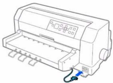 EPSON DLQ-3500IIN - Sådan installeres den automatiske justeringsenhed - 2