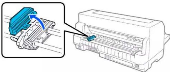 EPSON DLQ-3500IIN - Ilægning af papir i endeløse baner med traktor - 6