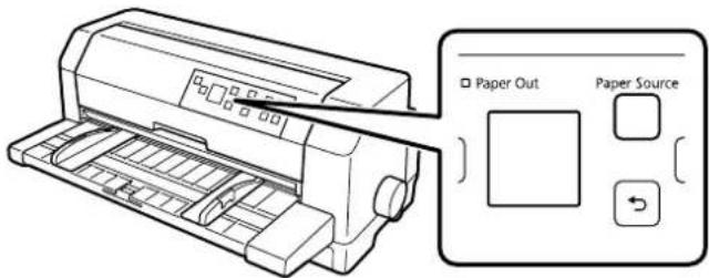 EPSON DLQ-3500IIN - Ilægning af papir i endeløse baner med traktor - 1