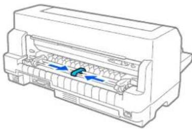 EPSON DLQ-3500IIN - Ilægning af papir i endeløse baner med traktor - 5